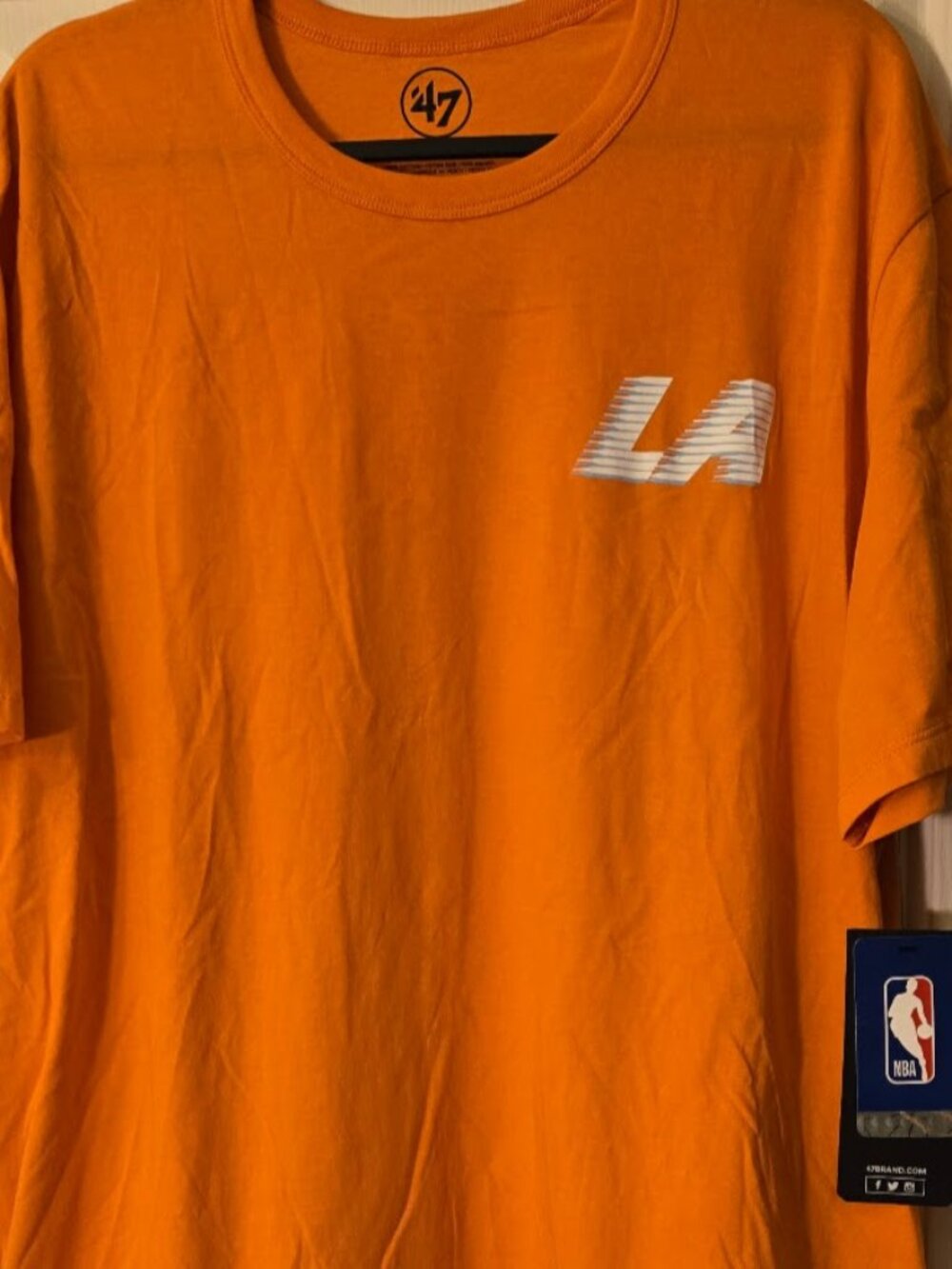 47 Brand Los Angeles Clippers City Edition Orange Tee